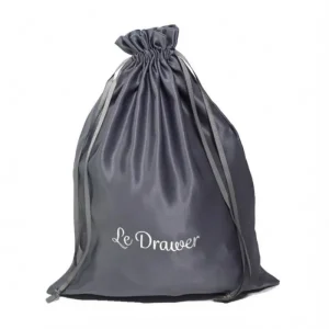Reusable Large Clothes Satin Dust Bag Jumbo Size with Silver Foil Logo